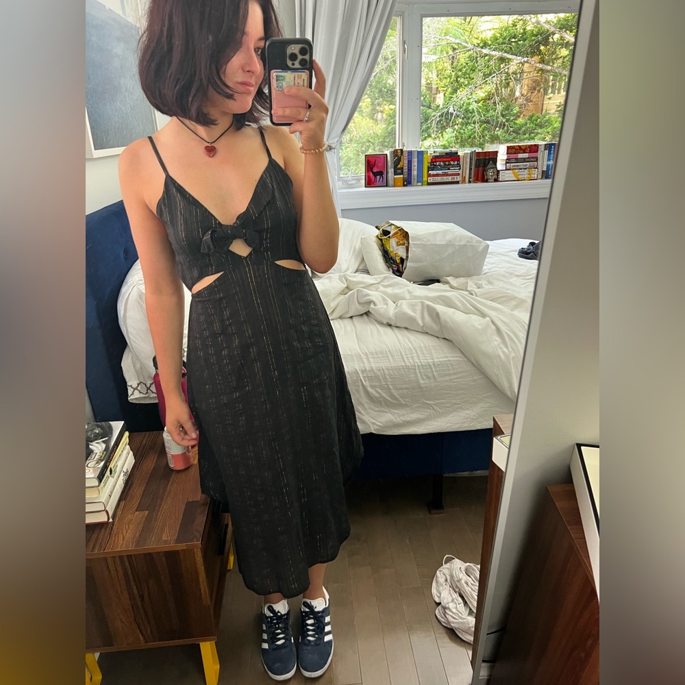 La Blanca cut out maxi dress